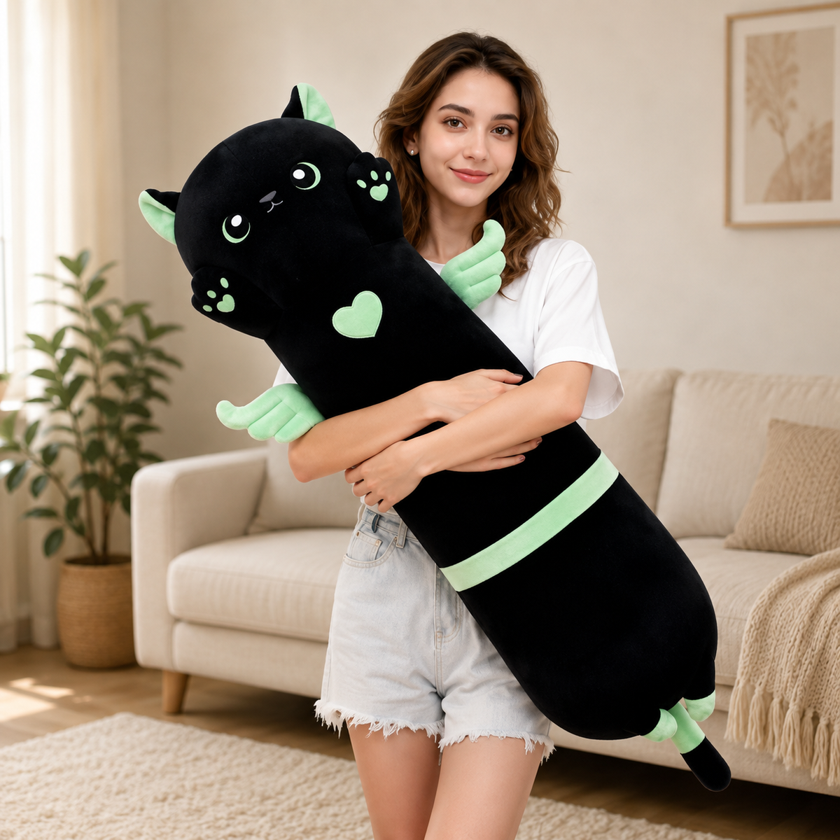 Le Chat’Ange – Peluche ultra-douce
