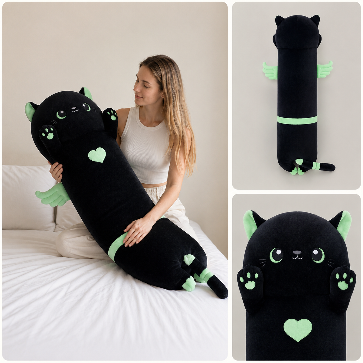 Le Chat’Ange – Peluche ultra-douce