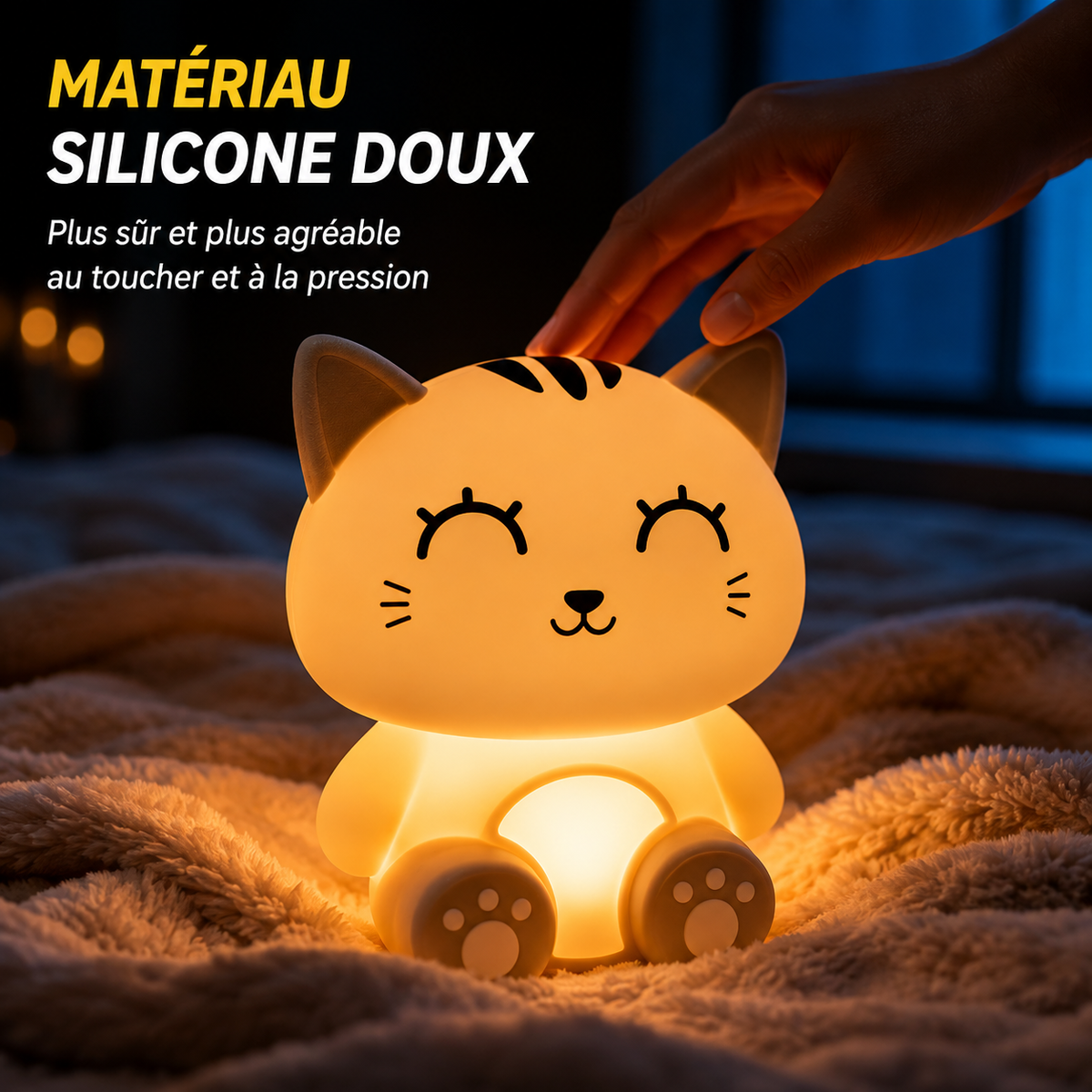 La Lueur Féline – Veilleuse chat
