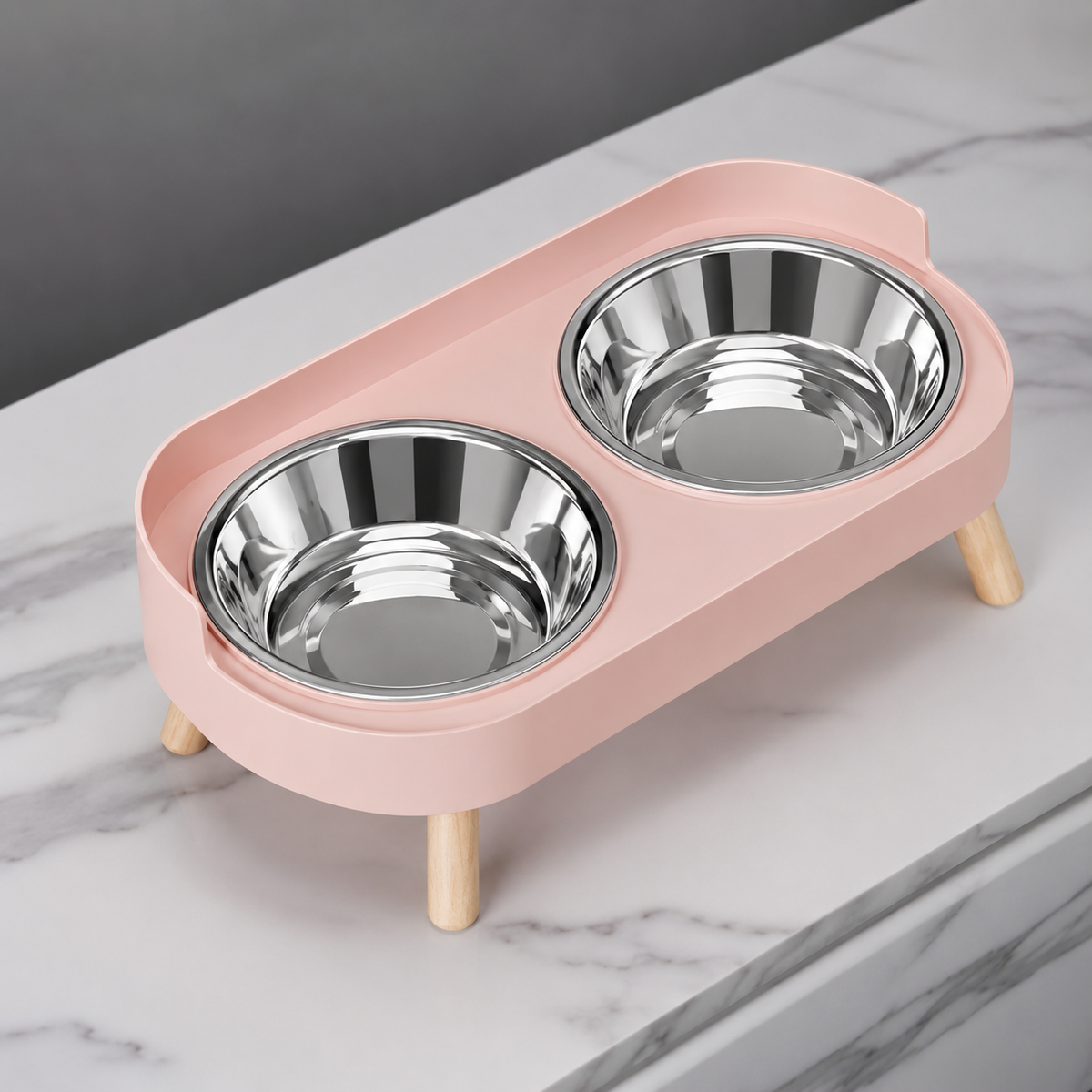 Le Duo’Miam – Double gamelle surélevée en inox