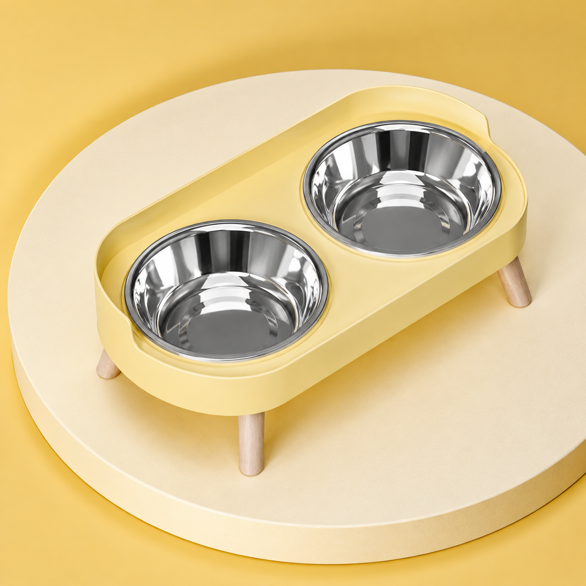 Le Duo’Miam – Double gamelle surélevée en inox