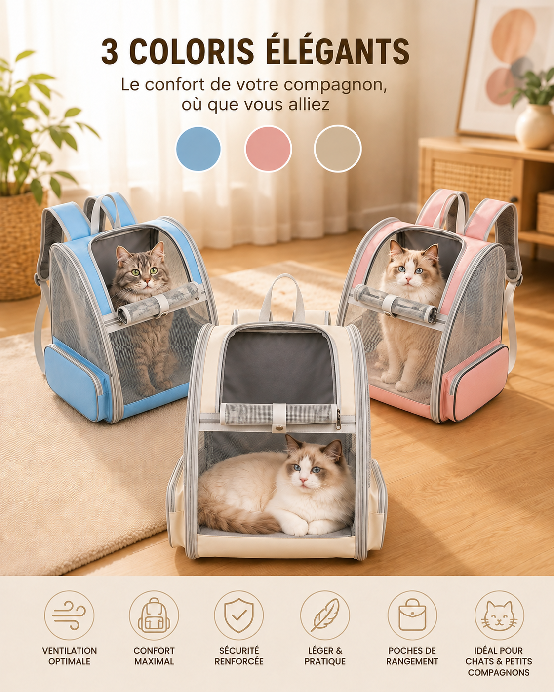 Le Chat’Pack - Sac à dos de transport