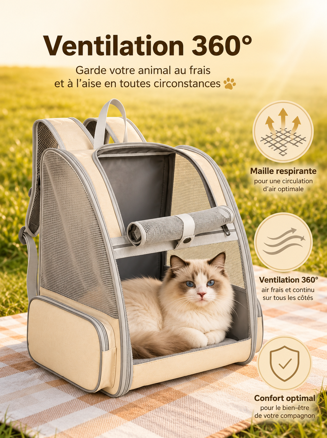 Le Chat’Pack - Sac à dos de transport