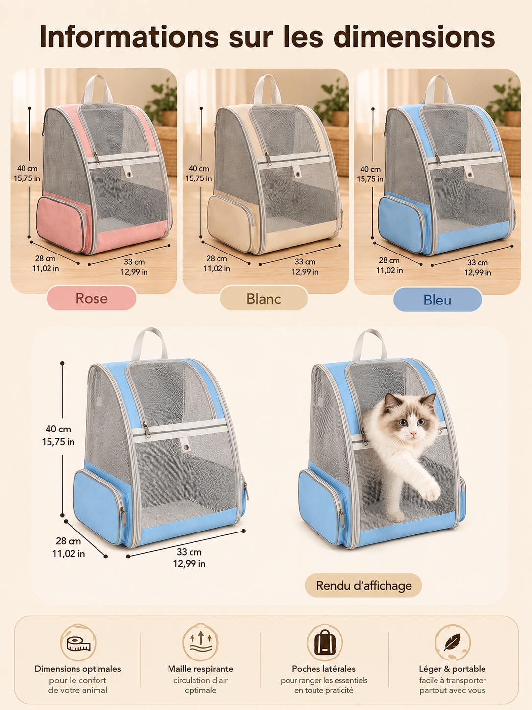 Le Chat’Pack - Sac à dos de transport