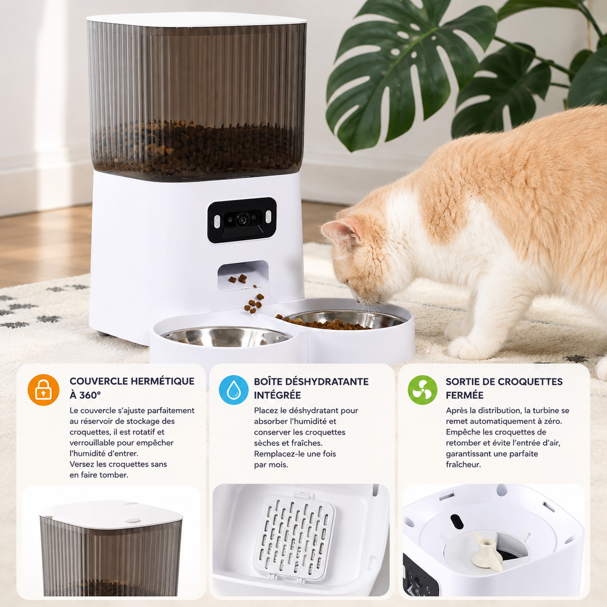 Le Croq’Œil - Distributeur connecté avec caméra 3,5 L