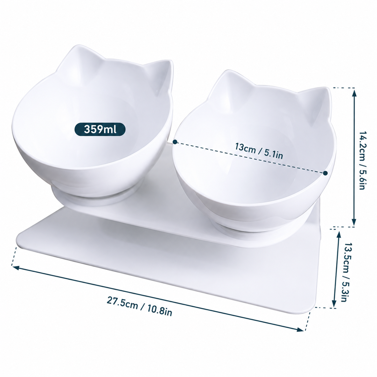 Le Duo’Zen – Double gamelle inclinée 15°