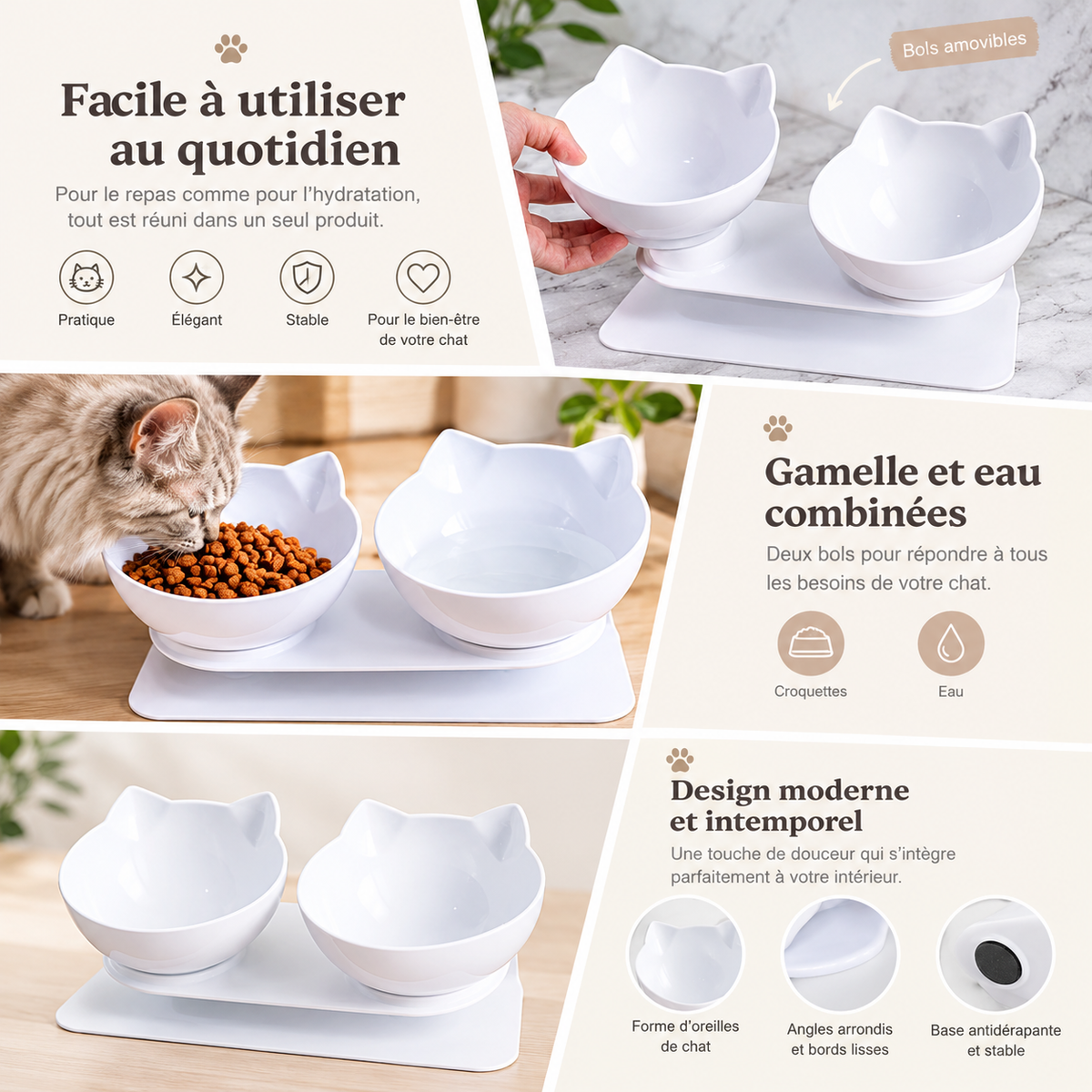 Le Duo’Zen – Double gamelle inclinée 15°