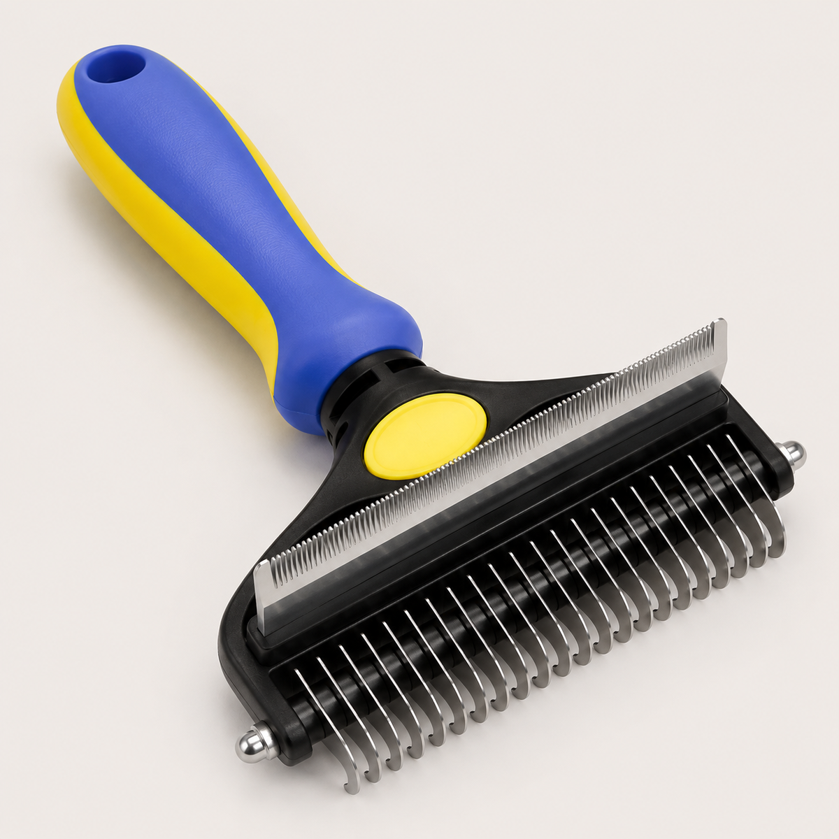 Le Dépoil’Express – Brosse de toilettage 2-en-1