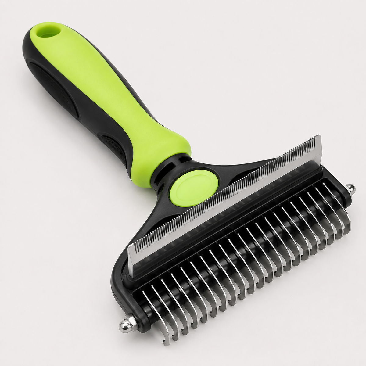 Le Dépoil’Express – Brosse de toilettage 2-en-1