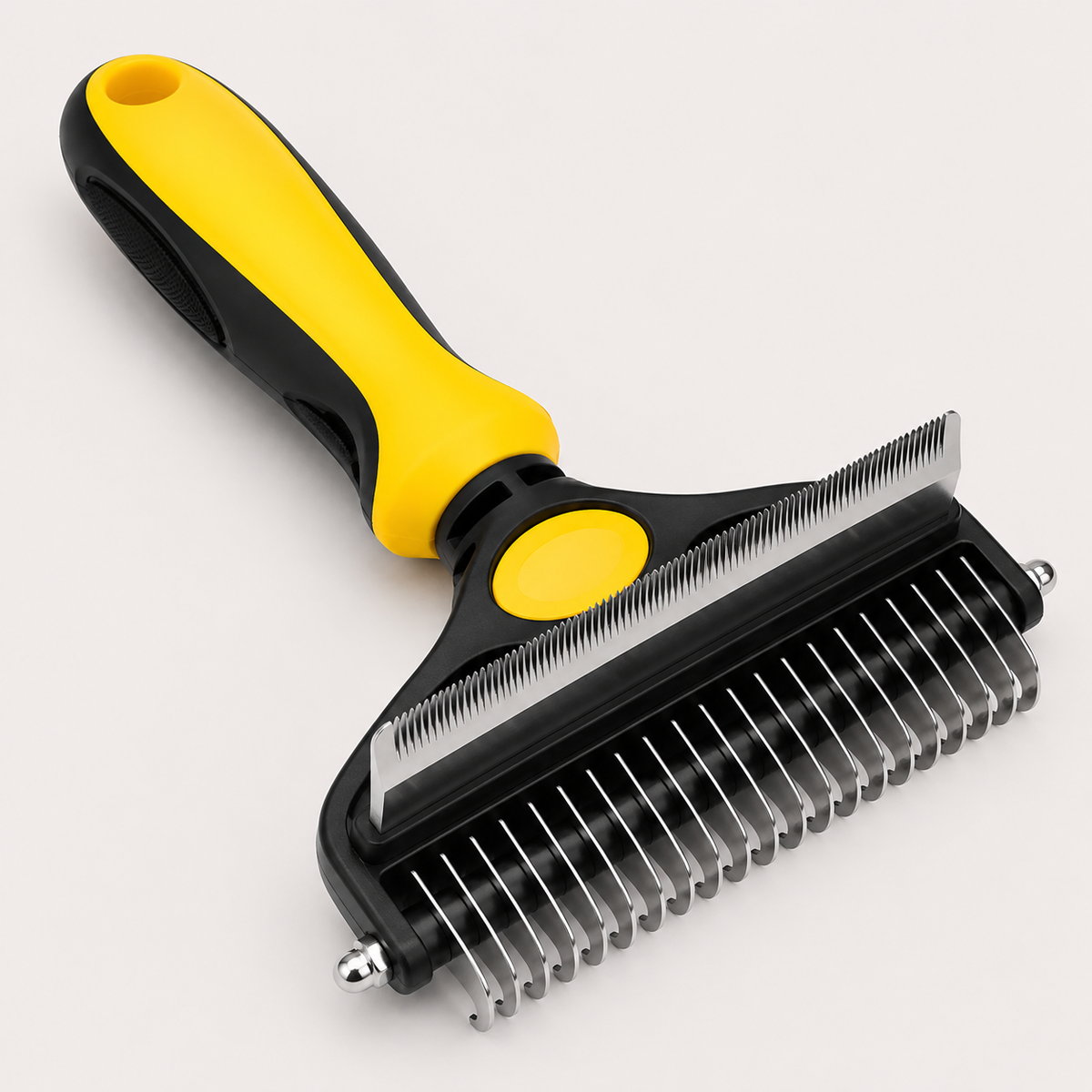 Le Dépoil’Express – Brosse de toilettage 2-en-1