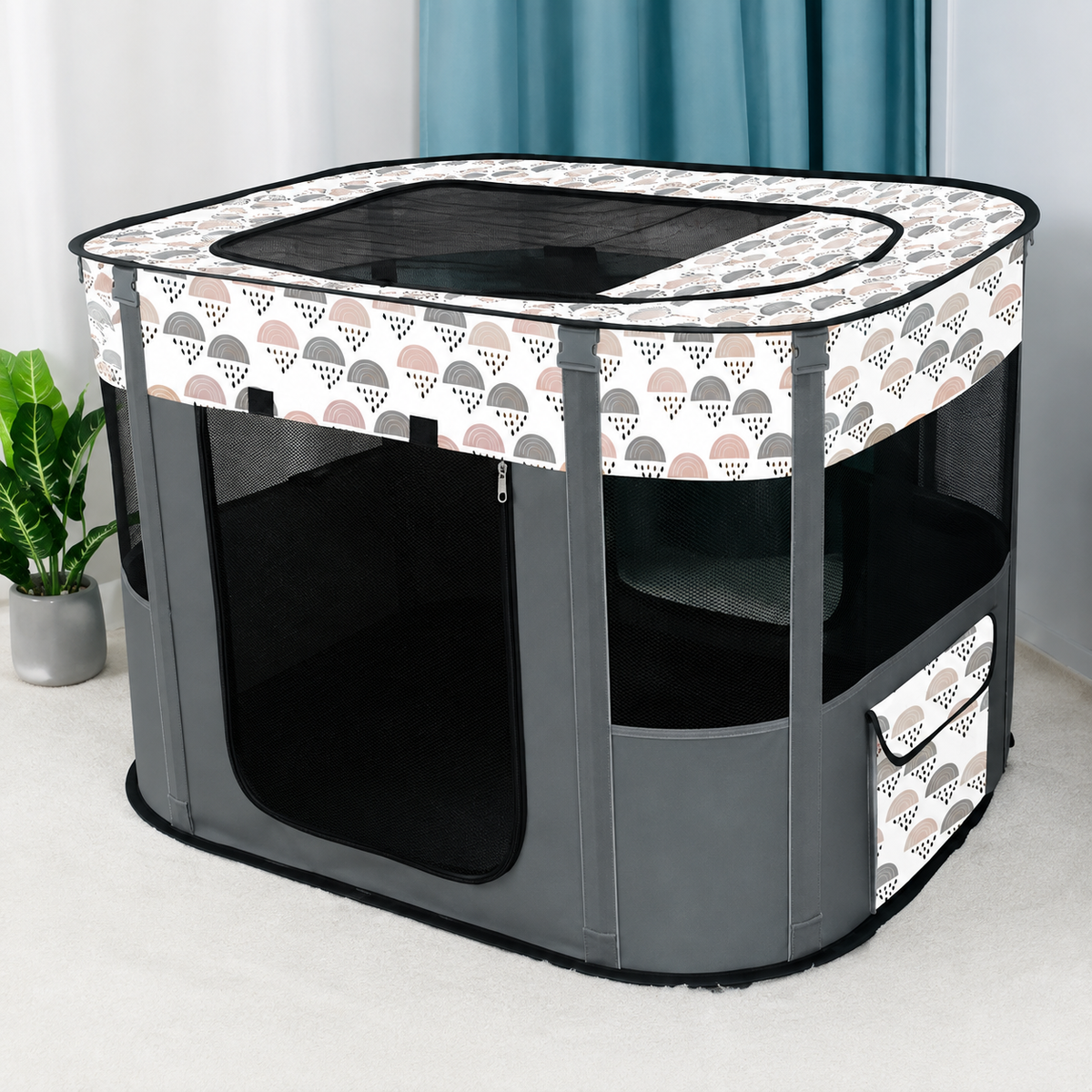 La Maison Douillette – Parc pliable pour chat