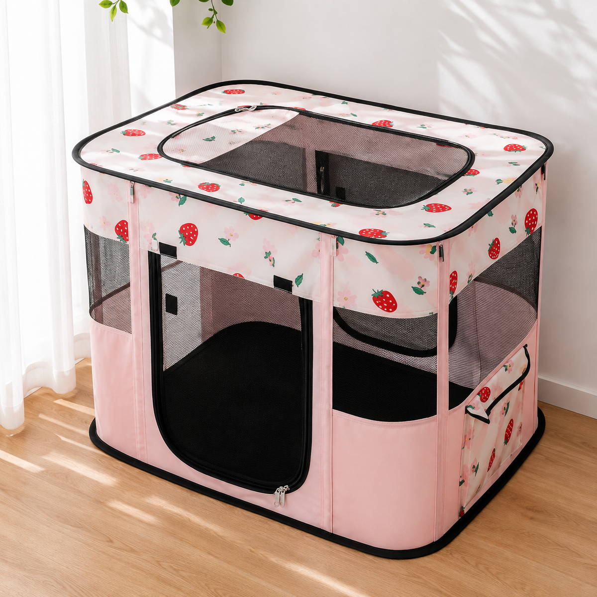 La Maison Douillette – Parc pliable pour chat