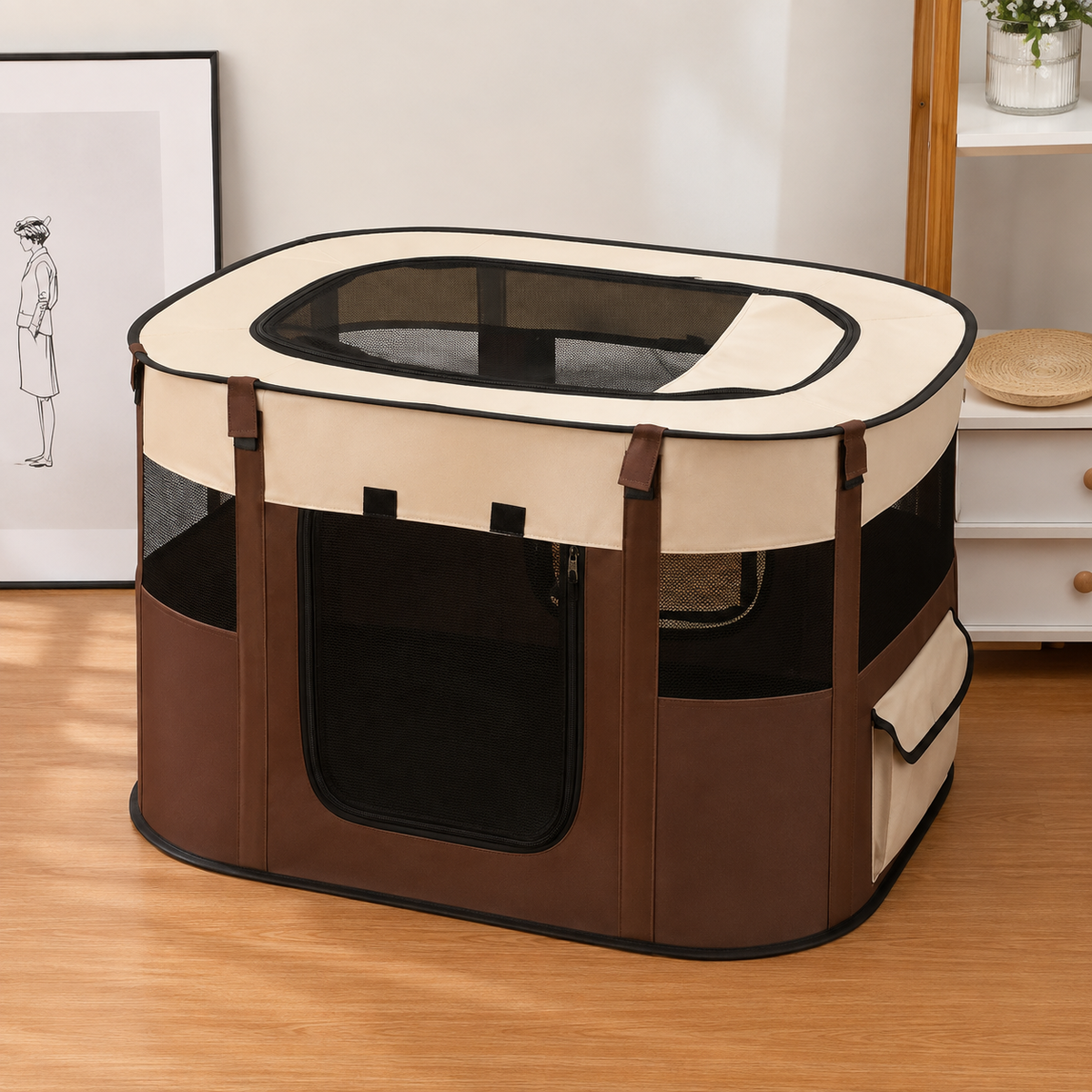 La Maison Douillette – Parc pliable pour chat