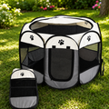 Le Chat’Piteau – Parc pliable octogonal pour chat