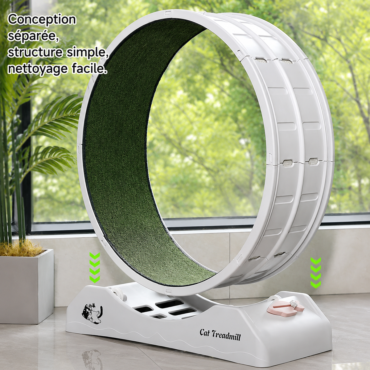 Le Ronron’Run – Roue d’exercice pour chat