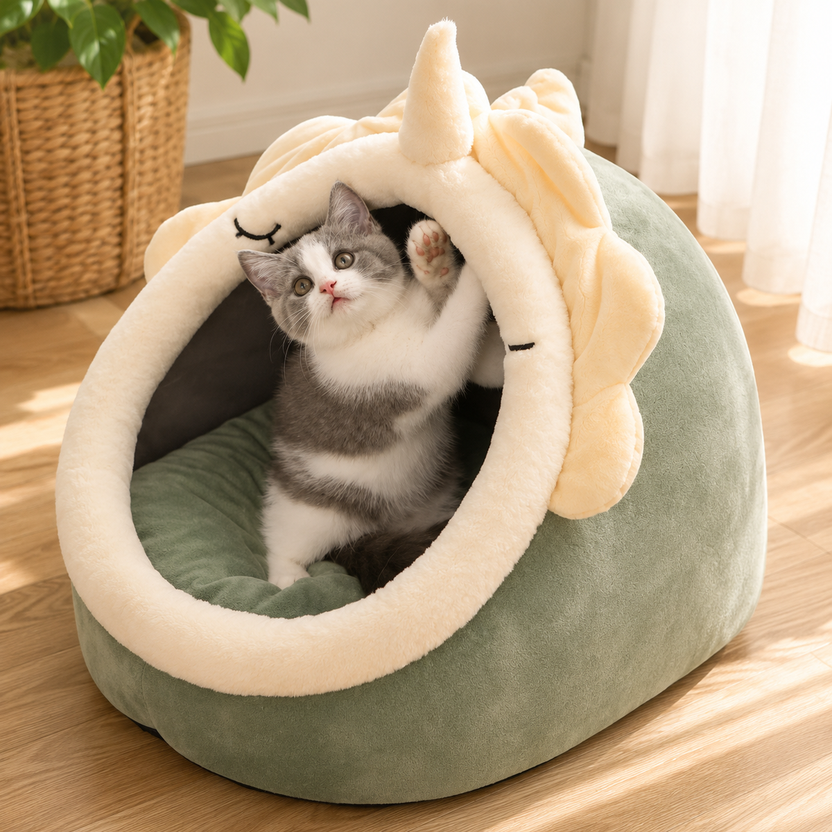 Le Ronrondouillet – Niche douillette pour chat