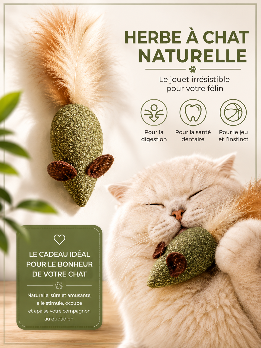 Souri'Miaou – La petite souris qui réveille l'instinct de votre chat