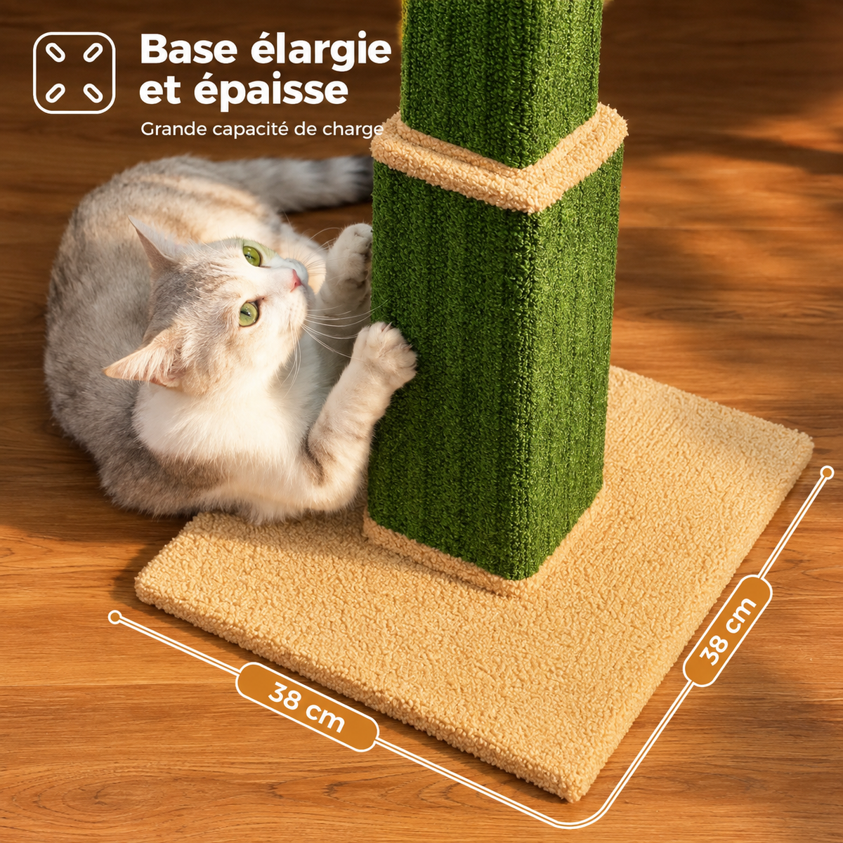 Le Totem Félin – Griffoir en sisal 81 cm