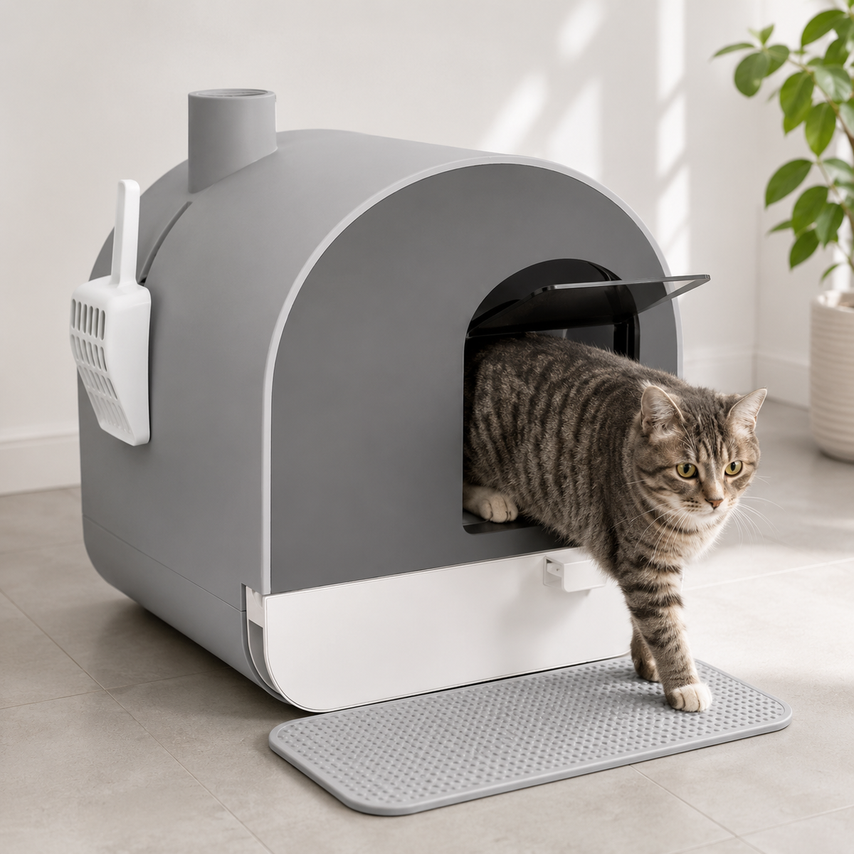 Le Cocon Propre – Maison de toilette fermée pour chat