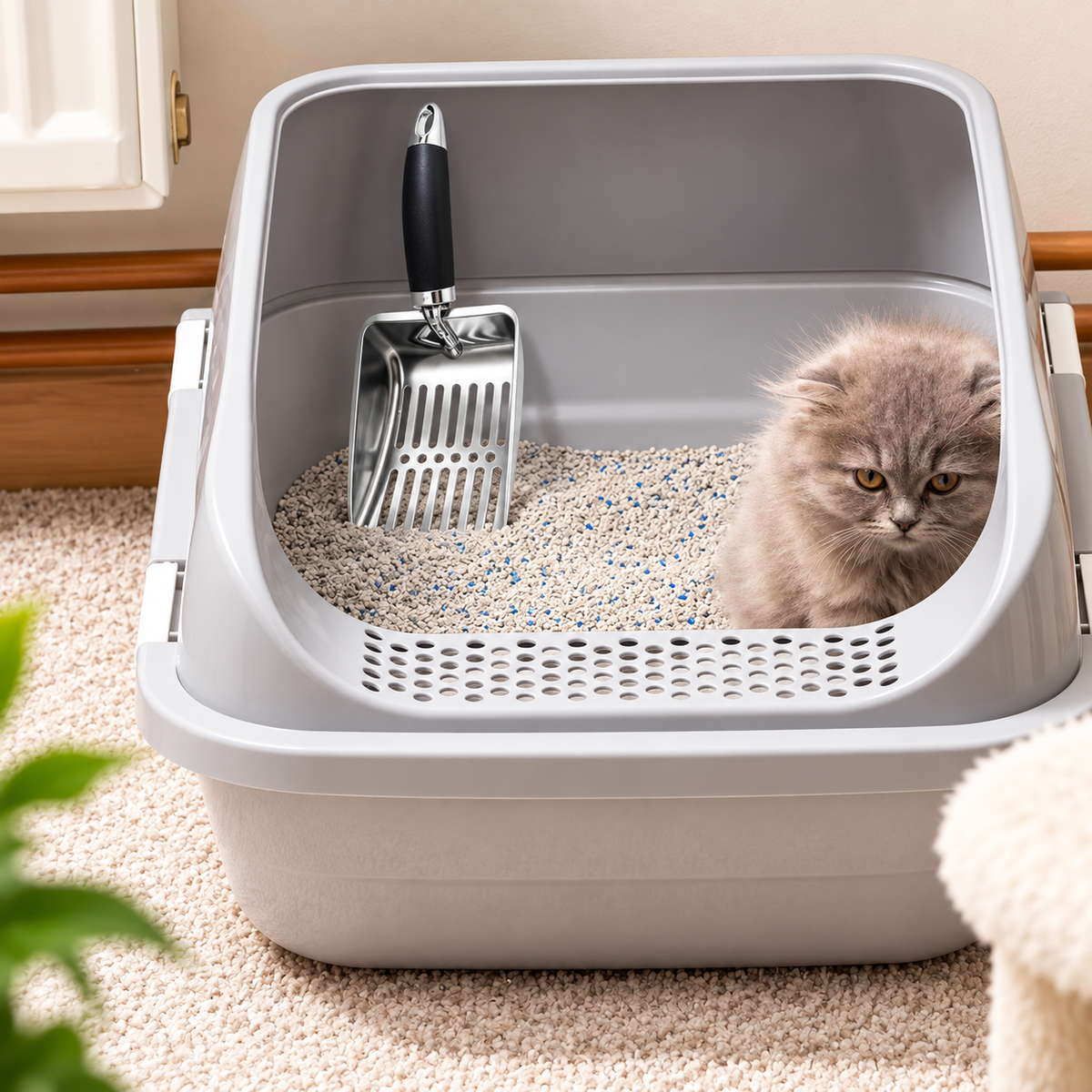 Inox’Pattes – Pelle à litière en acier inoxydable