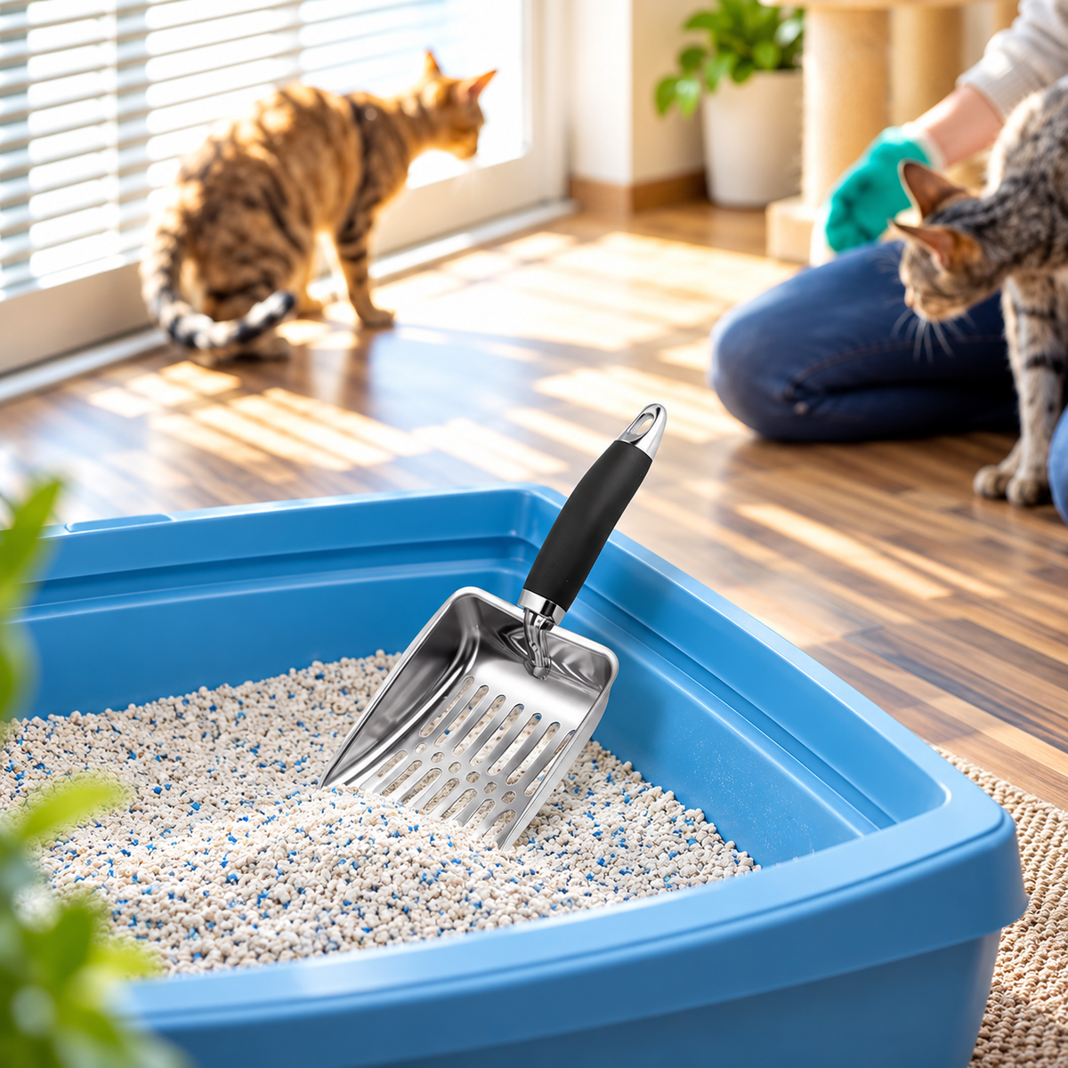 Inox’Pattes – Pelle à litière en acier inoxydable