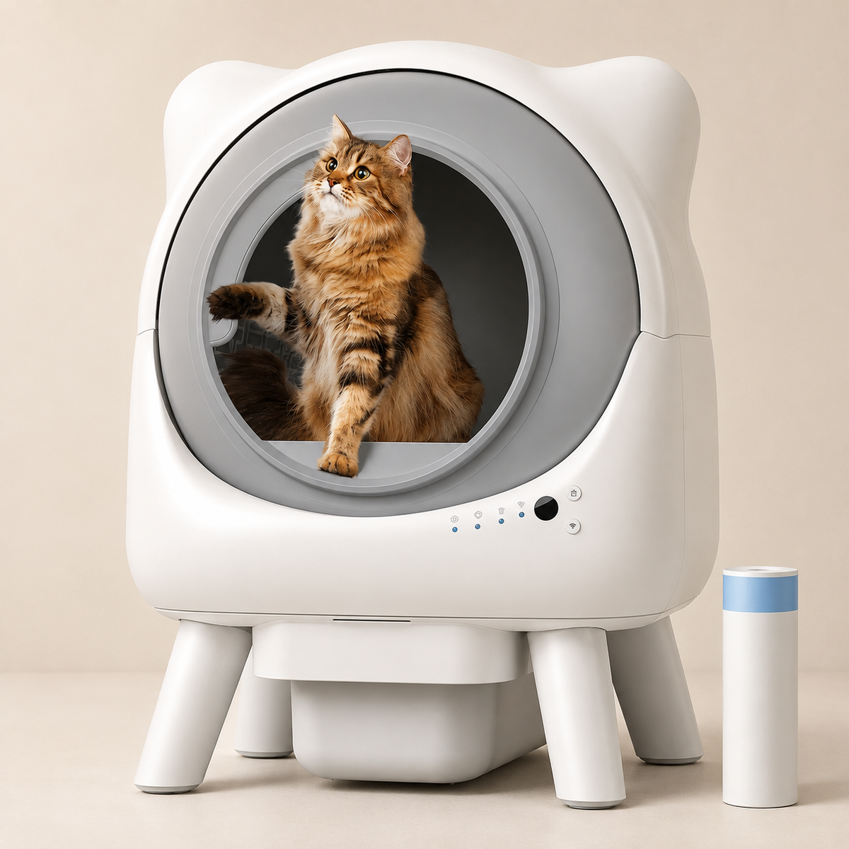 La Miaou’Station – Litière automatique connectée Wi-Fi