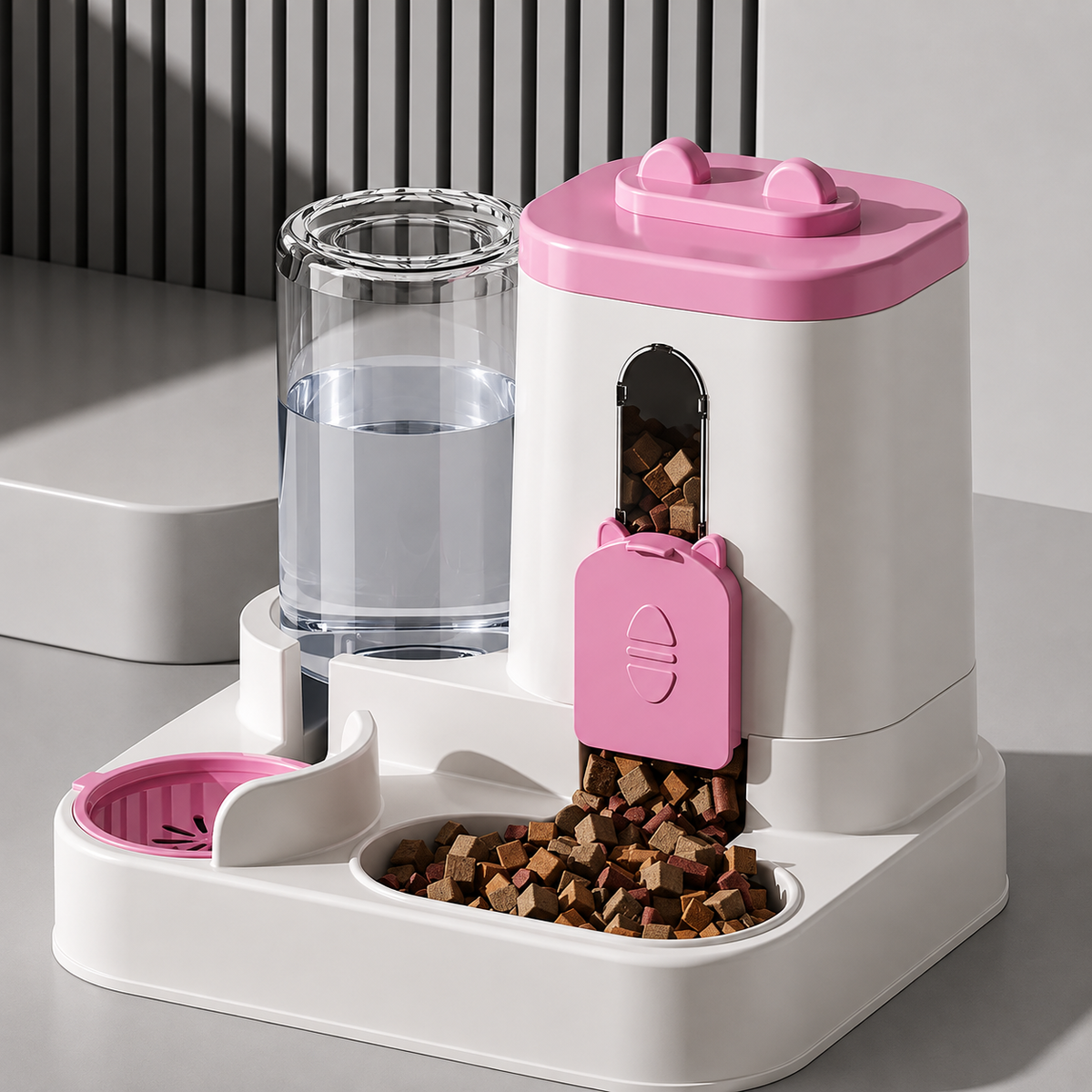 Le Resto’Chat - Distributeur 2-en-1 croquettes & eau