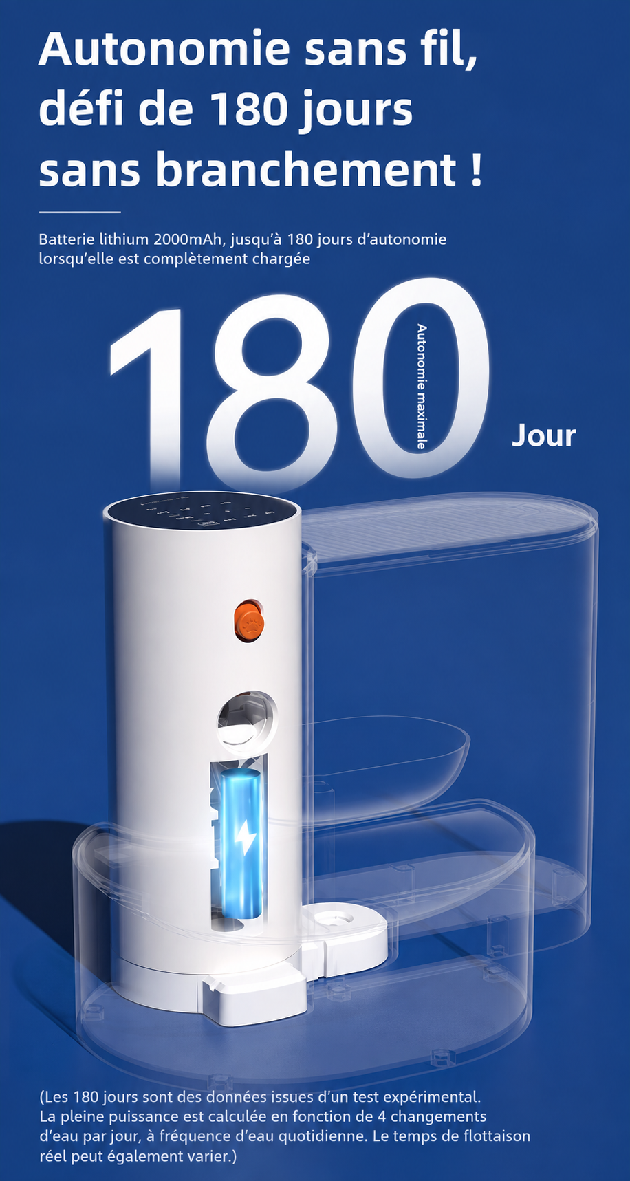 La Miaou’Pure - Fontaine à eau automatique sans filtre