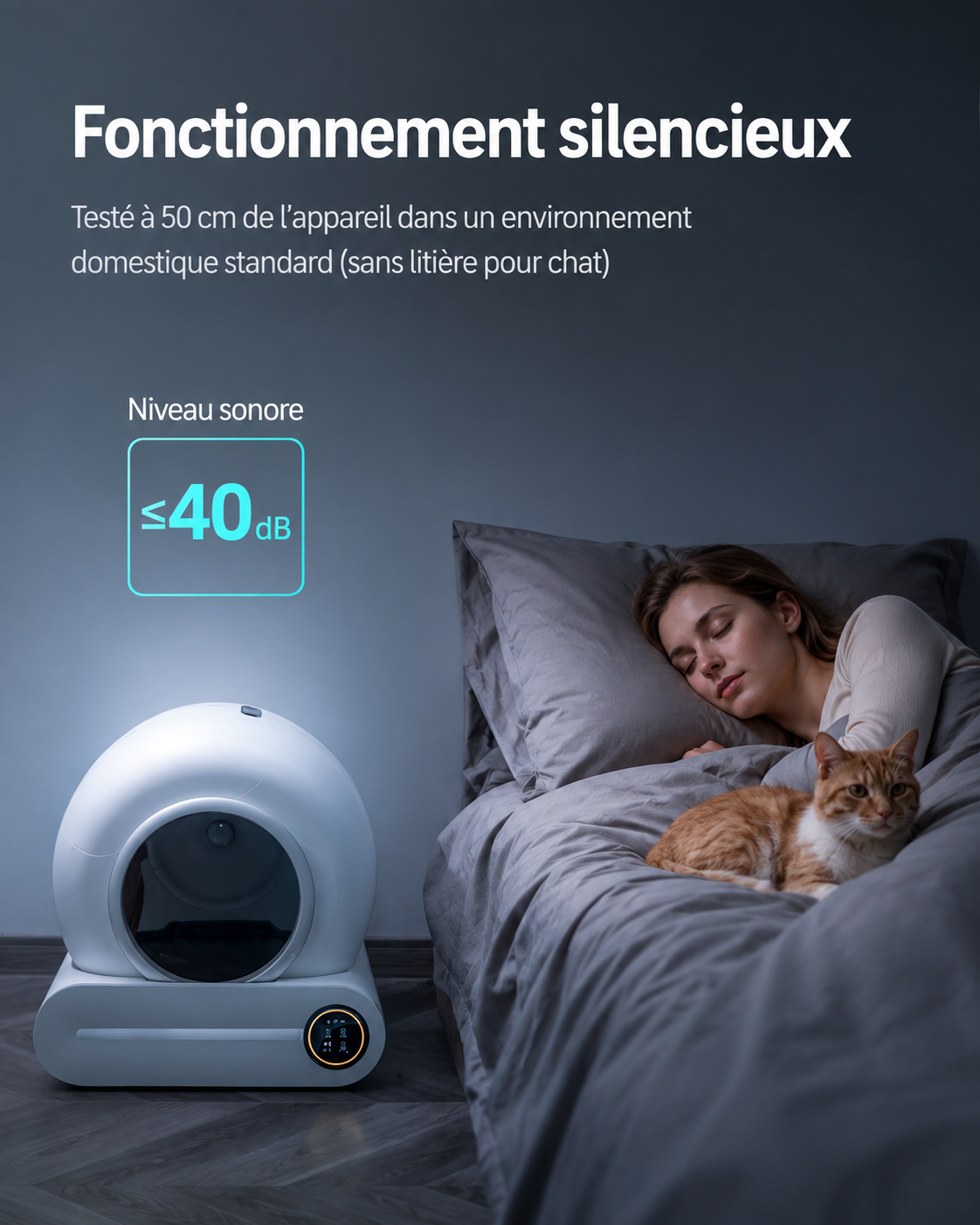 La Ronron’Clean – Litière automatique connectée