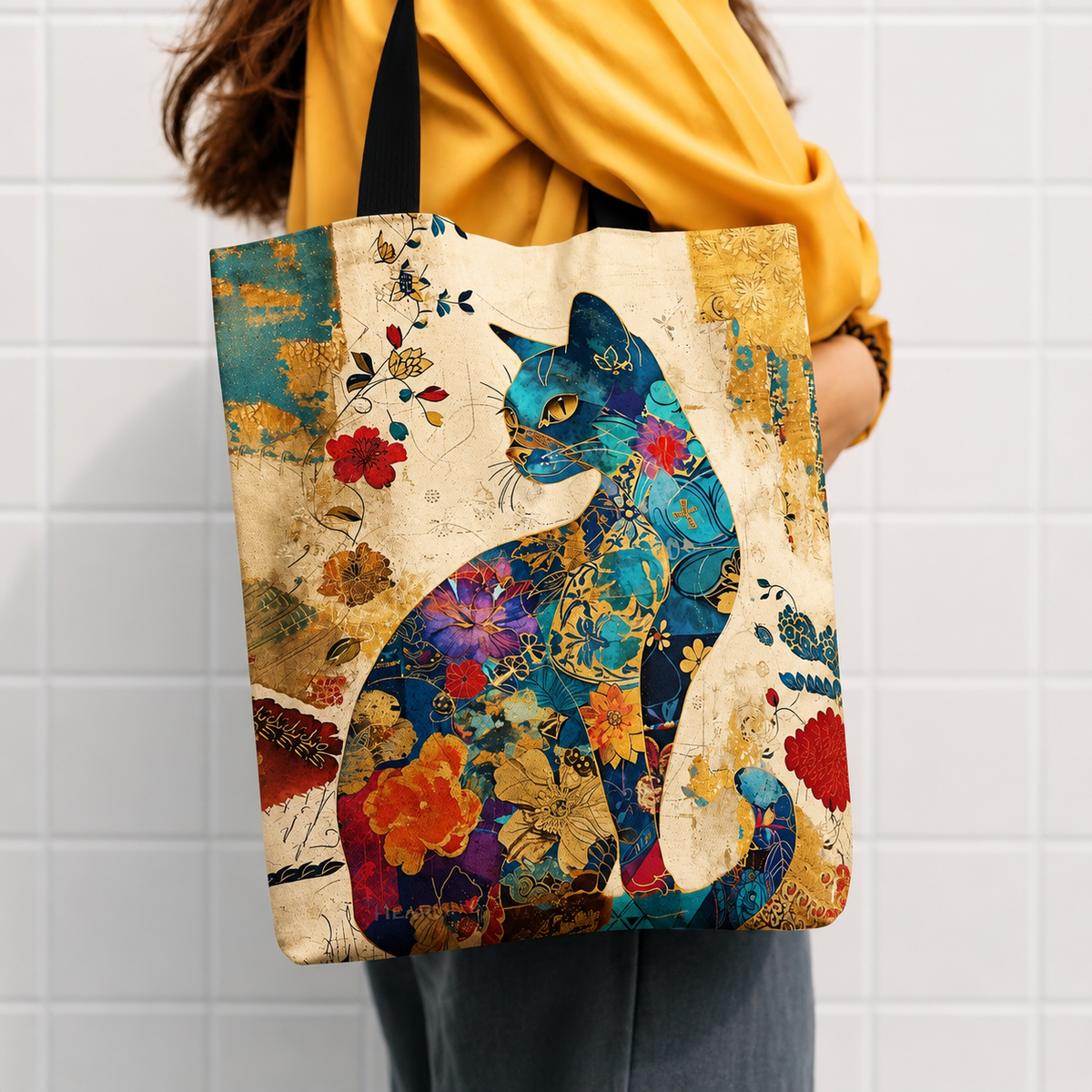 Le Félin Japonisant – Tote bag illustré