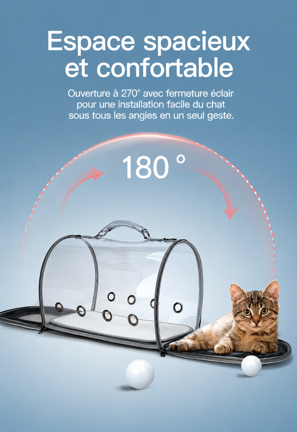 Le Panora’Chat – Sac de transport panoramique pour chat