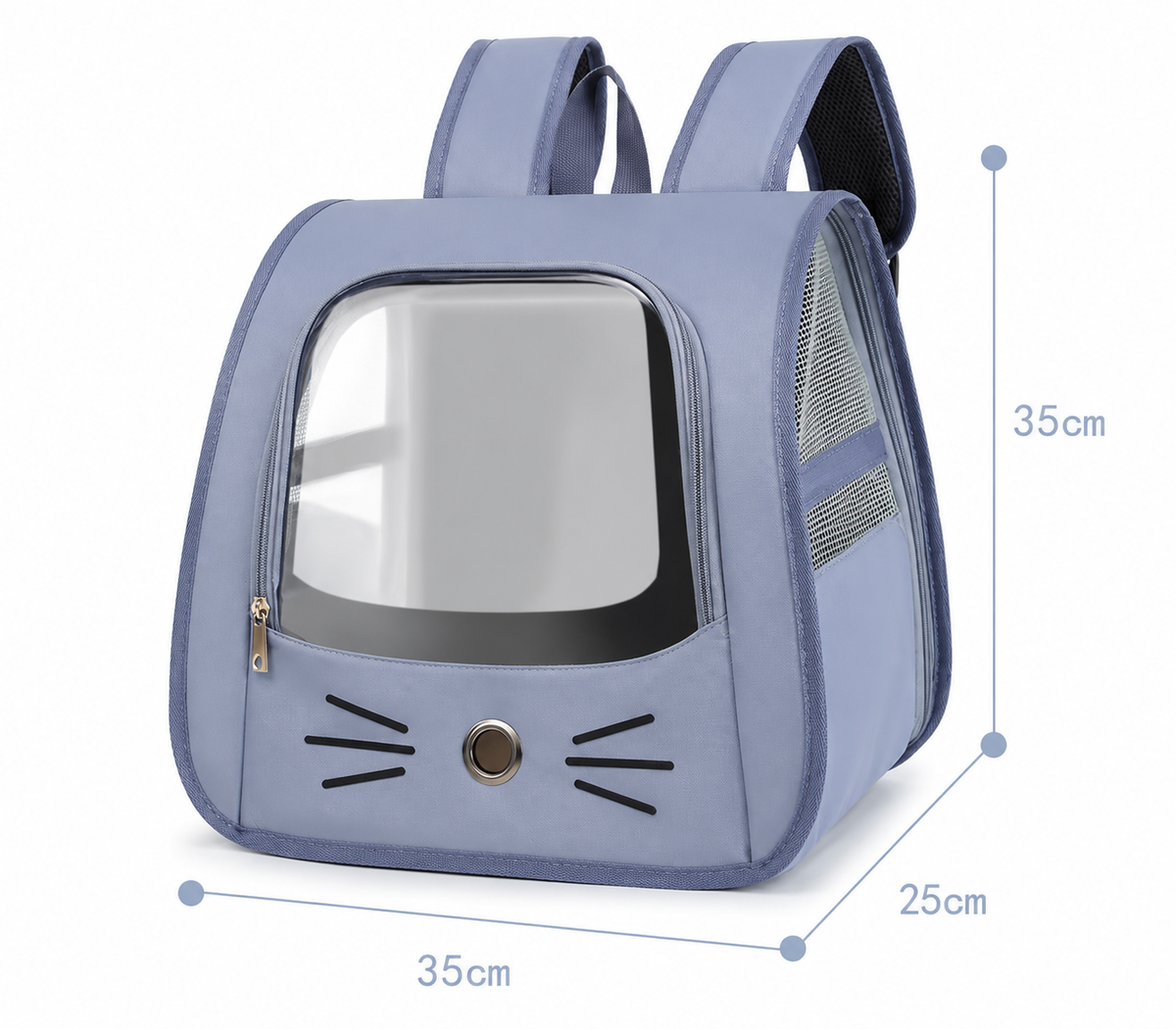 Le Nid à Moustaches – Sac à dos de transport pour chat