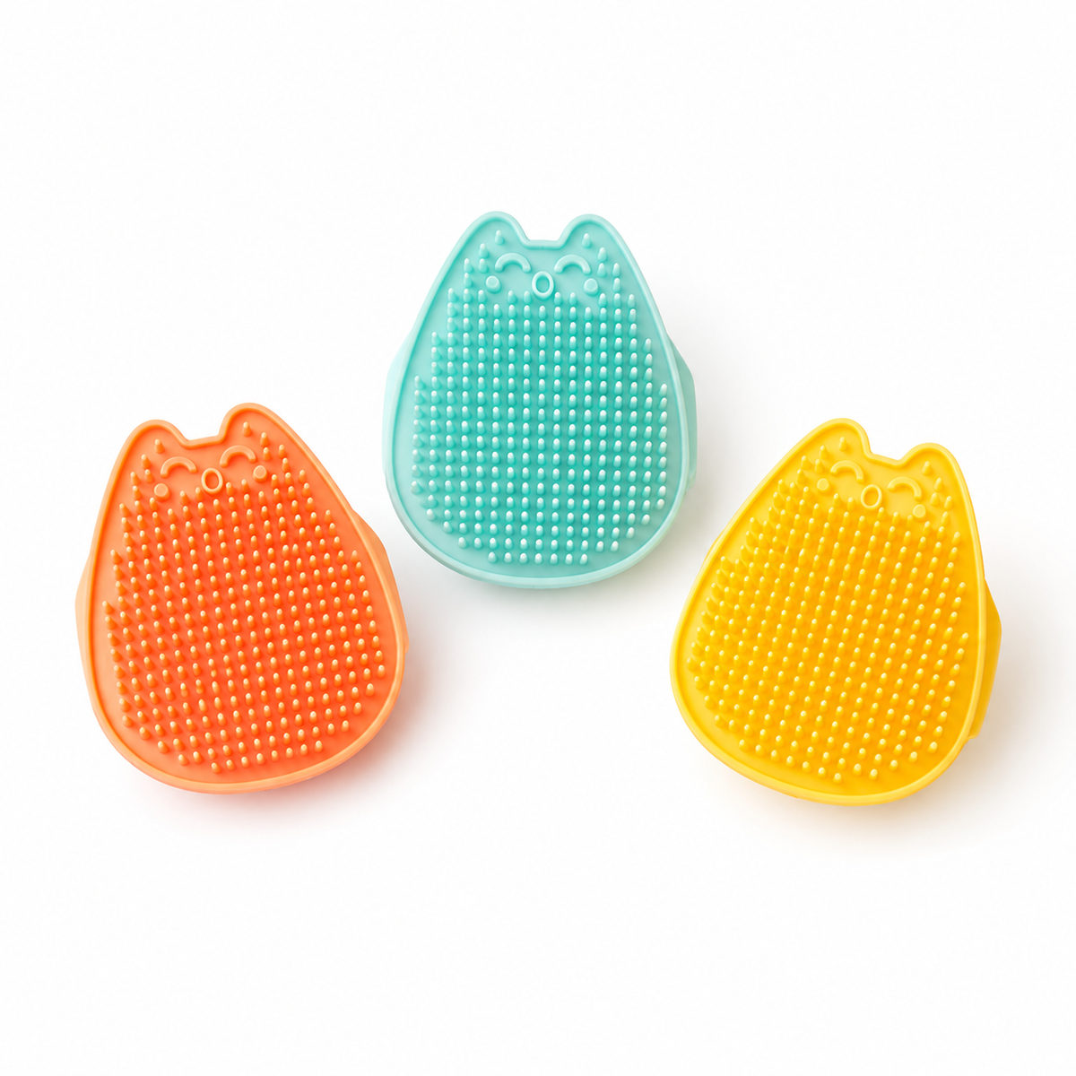 Le Gratte-Moustaches - Brosse de massage en silicone