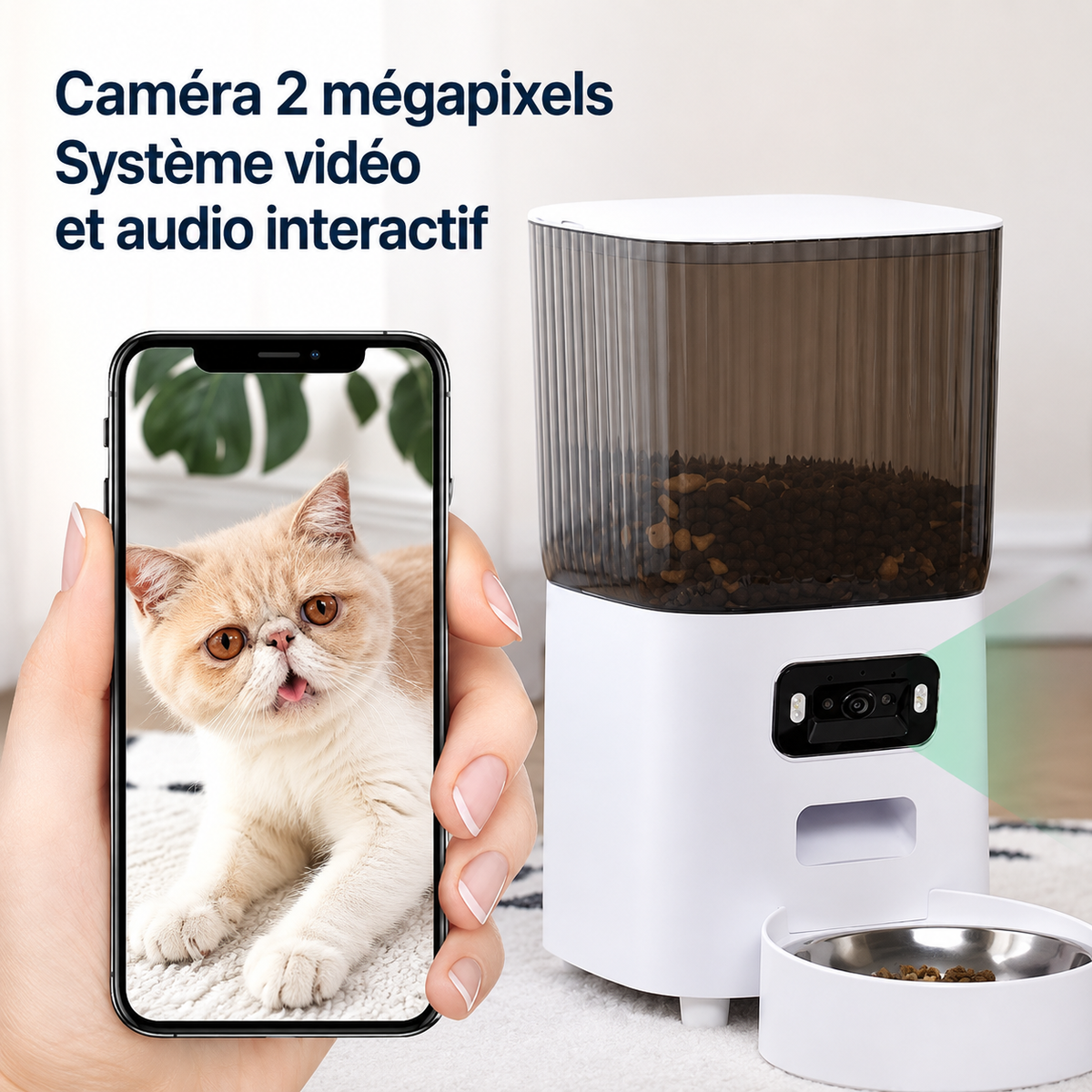 Le Croq’Œil - Distributeur connecté avec caméra 3,5 L