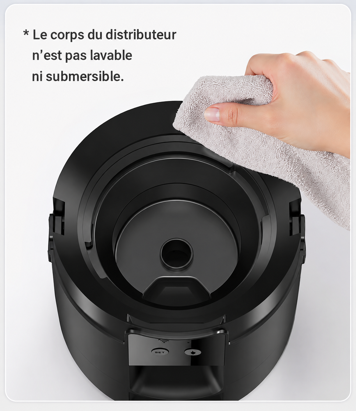 Le Miaou’matic – Distributeur connecté Wi-Fi 2 L