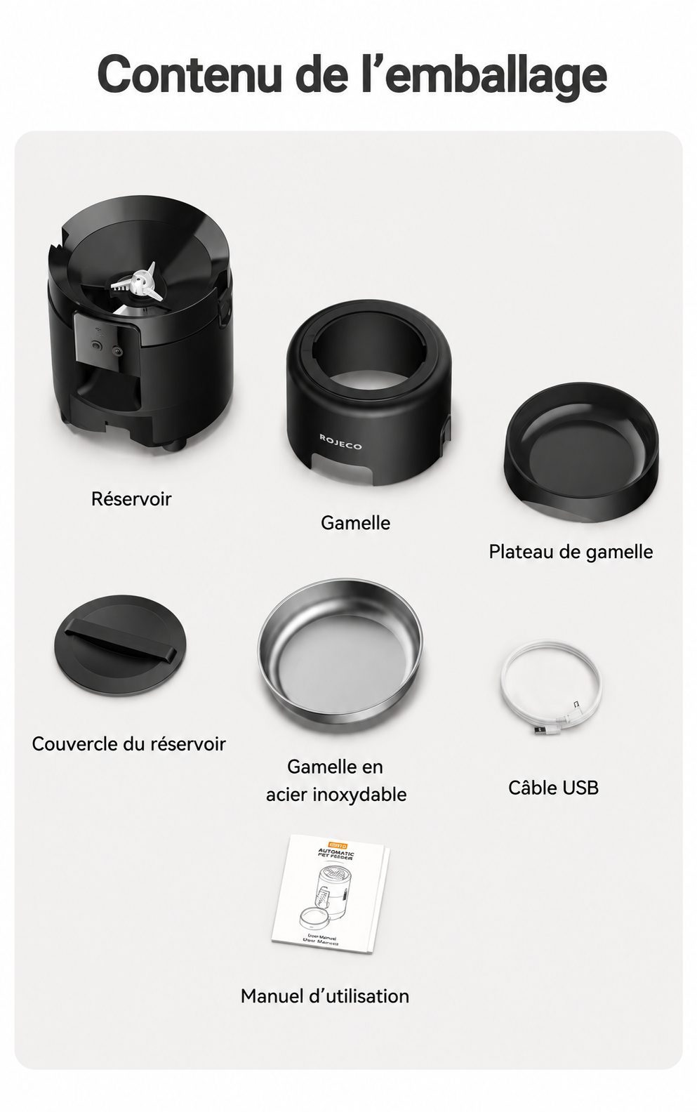 Le Miaou’matic – Distributeur connecté Wi-Fi 2 L