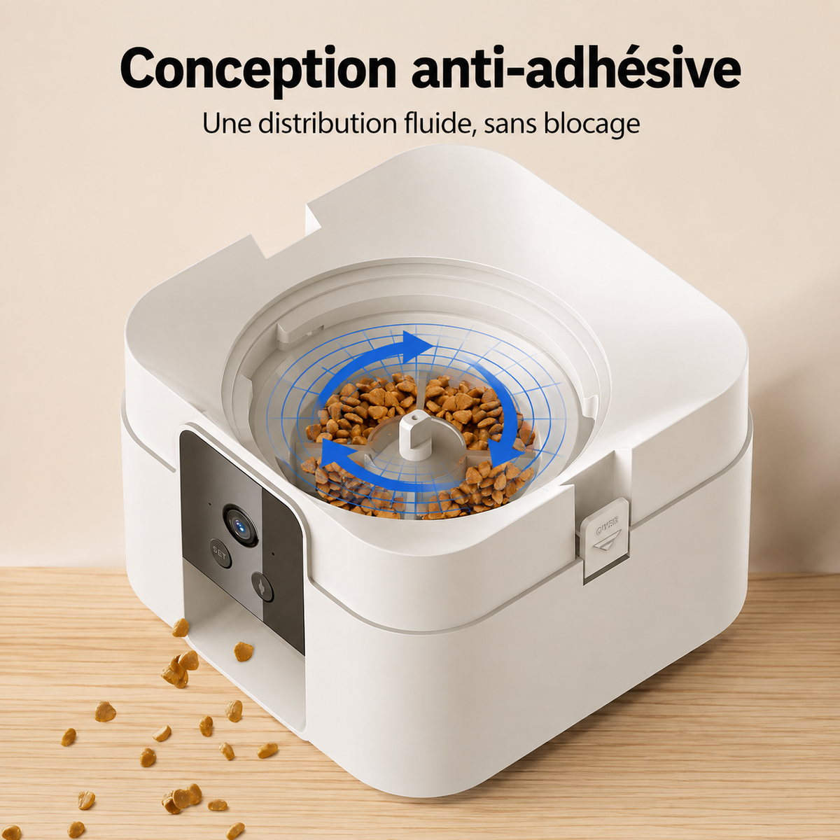L’Œil Gourmand – Mangeoire connectée avec caméra pour chat