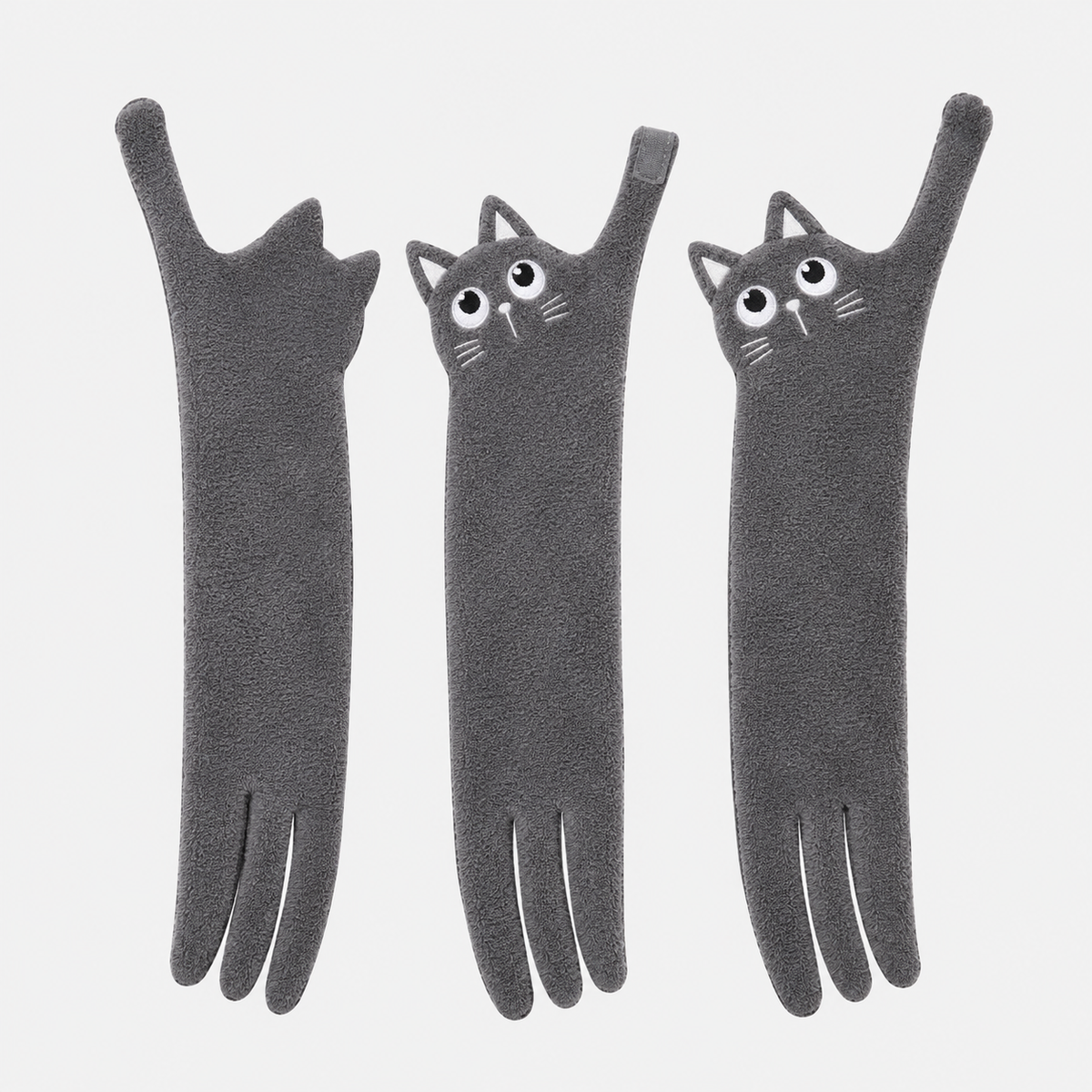 Miaou’Serviette – Serviette à main chat suspendu