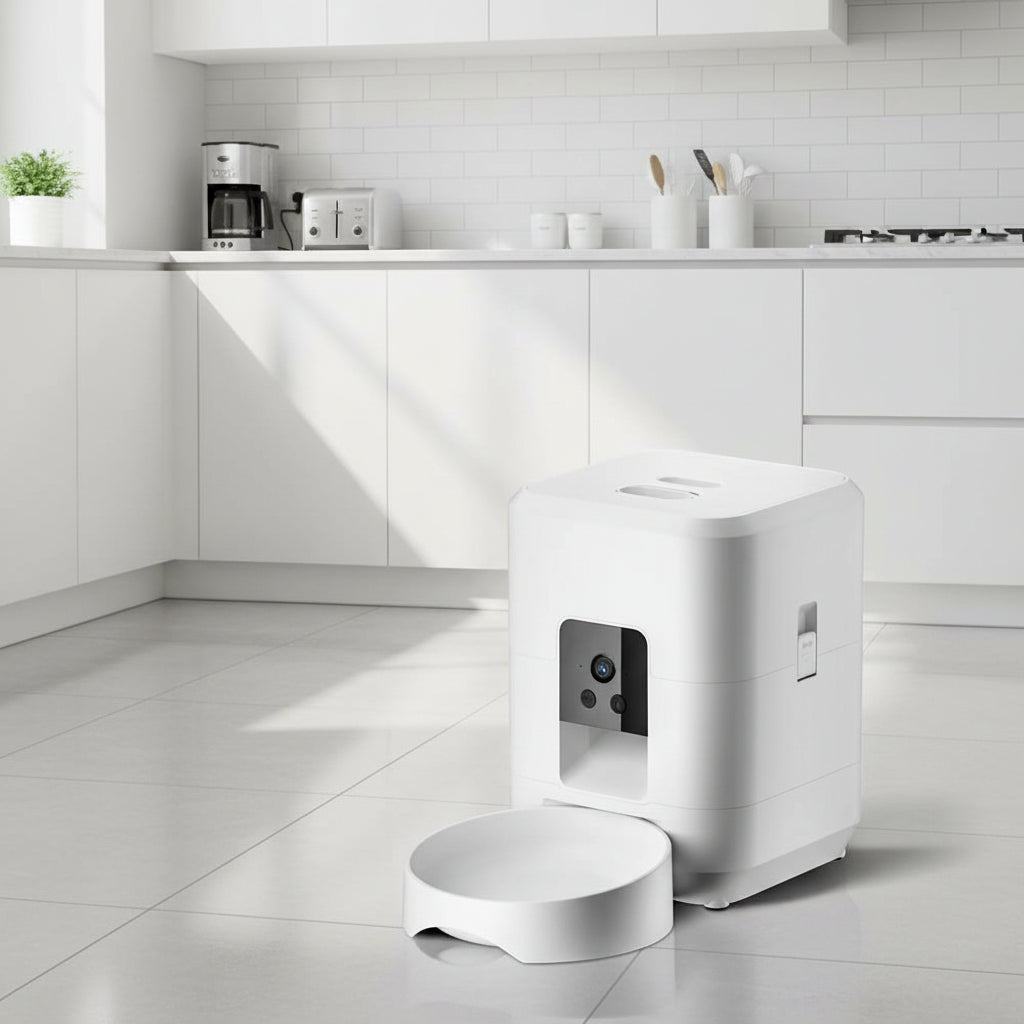 L’Œil Gourmand – Mangeoire connectée avec caméra pour chat