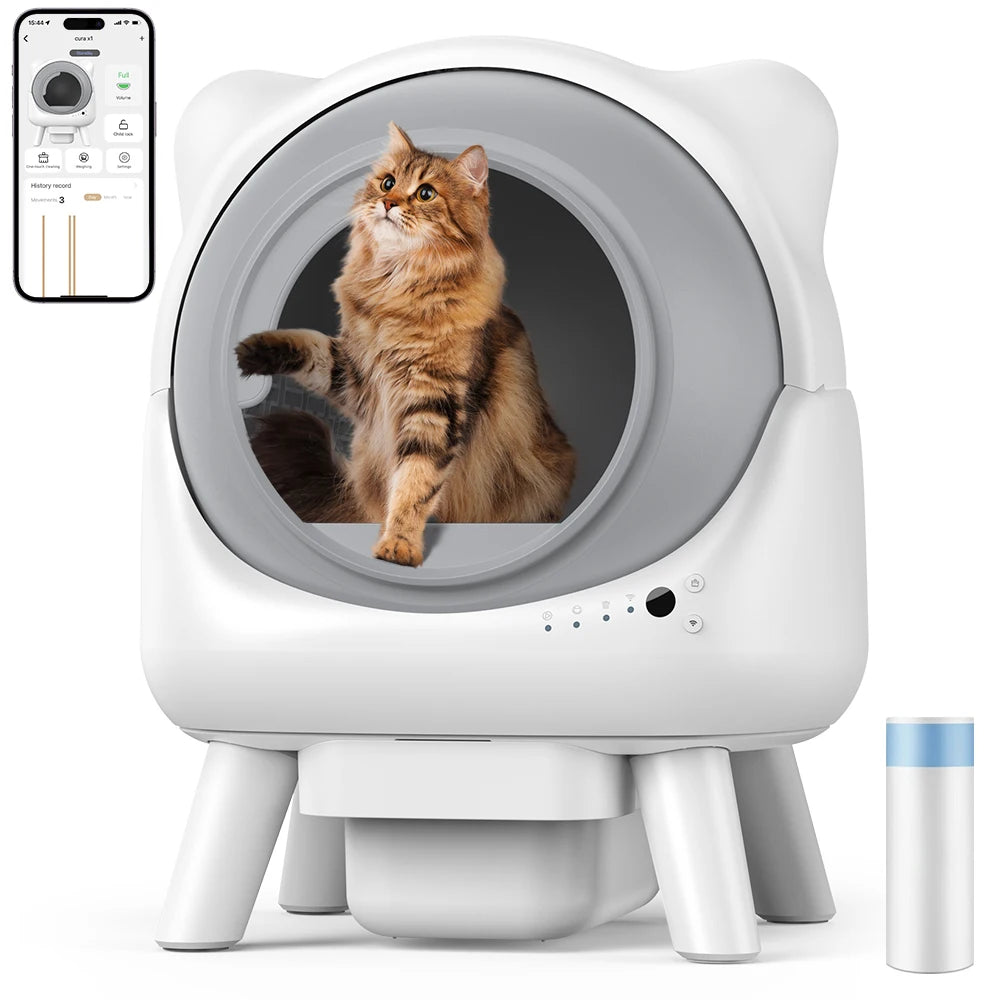 La Miaou’Station – Litière automatique connectée Wi-Fi